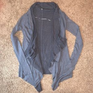 Lululemon charcoal gray flowy cardigan, size small